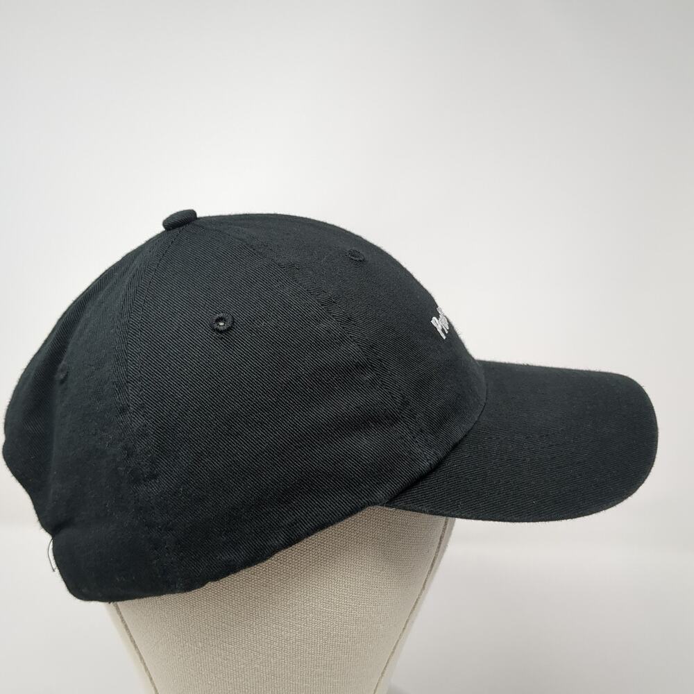 Protective Slideback Hat Solid Black One Size Emb… - image 5